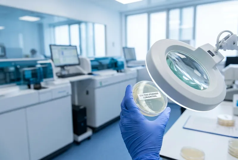 CULTIVO EXUDADO CONJUNTIVAL en QCV Laboratorios — Microbiología. Estudio de laboratorio clínico con resultados rápidos en San Nicolás de los Garza y Monterrey, N.L.